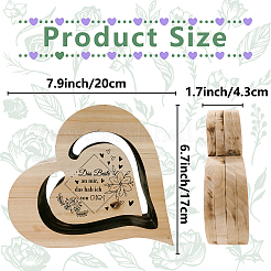 DIY unfertige Holzherzausschnitte&nbsp;WOOD-WH0035-004