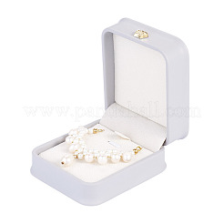 Scatole regalo ciondolo collana in pelle pu&nbsp;LBOX-TADJ0001-01A