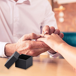 Schmuck-Geschenkboxen aus mit Kraftbaumwolle gefülltem Papppapier&nbsp;LS-CBOX-WH0003-01A