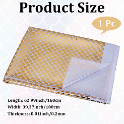 Polyester-Fischschuppenstoff&nbsp;DIY-WH20063-038D