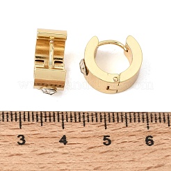 Ohrringe aus 201 Edelstahl mit Strassen&nbsp;SA-CBA4A0D-03G
