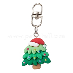 7 pièce de décoration de pendentif en résine de Noël de 7 styles&nbsp;HJEW-JM02324