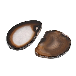 Cabochon a fette di agata naturale tinte e riscaldate&nbsp;GG-CBAAF67-01G