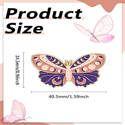 1 spilla smaltata a forma di farfalla&nbsp;JEWB-LP0004-31B