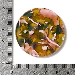 Pendenti trasparenti in acetato di cellulosa (resina) a tema natalizio&nbsp;OACR-L018-03F