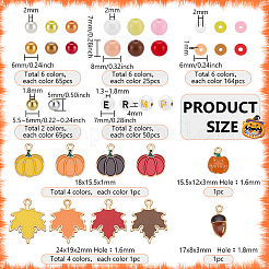 Kits de fabrication de bijoux d'automne DIY&nbsp;DIY-PH0032-24