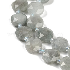 Natürliche weiße Jade (gefärbt) Perlenstränge&nbsp;G-C116-A36-01