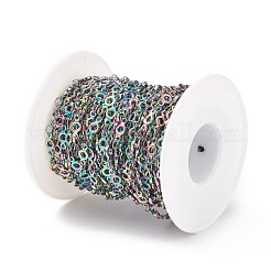 Gliederketten aus Edelstahl 304 in Regenbogenfarben&nbsp;STAS-P219-56M