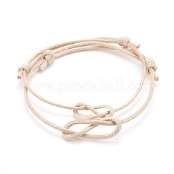Ensembles de bracelets réglables en cordon de polyester ciré coréen&nbsp;BJEW-JB06182