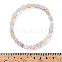 Ovale Stretch-Armbänder aus natürlicher malaysischer Jade&nbsp;G-P589-02A-02