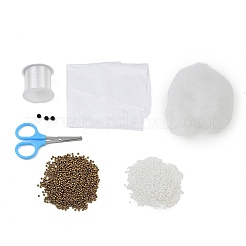 Kit de bordado de cuentas de animales con forma de búho en 3D&nbsp;AC-CBA6750-04