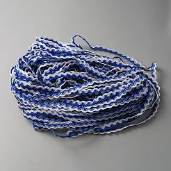 15 m langes gewelltes Fransenband aus Polyester&nbsp;OCOR-WH0078-70E