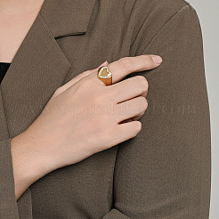Fingerringe aus 304 Edelstahl für Damen&nbsp;WG0D360-02