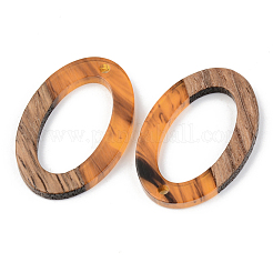 Pendentifs en bois de résine et de noyer&nbsp;RESI-S389-022A-A01