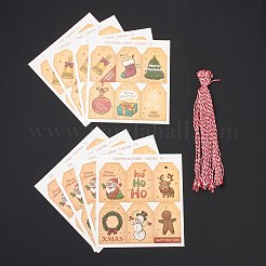 Rubans de papier à thème de noël&nbsp;DIY-I069-03B