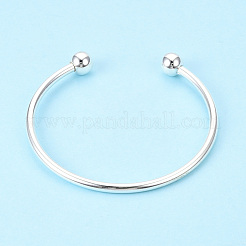 Alliage brassard bracelet pour création de bijoux de style européen&nbsp;PALLOY-Q313-03