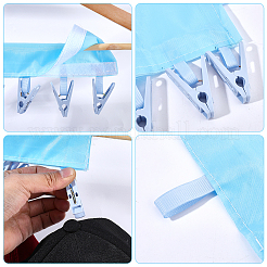 Organisateur de vêtements suspendus en tissu avec pinces à linge&nbsp;AJEW-WH0455-394A