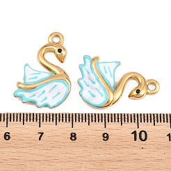 304 Edelstahl-Emaille-Anhänger&nbsp;STAS-G398-20G-03