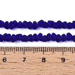 Perles de verre transparentes givrées&nbsp;X1-GLAA-N016-4mm-03