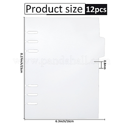 Discbound-Notizbuch-Register-Trennblätter&nbsp;AJEW-WH0695-022
