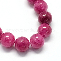 Naturali tinti di giada gialla filoni gemma tallone&nbsp;G-R271-6mm-YXS12
