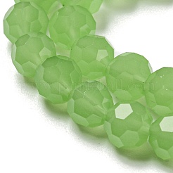Ständer aus imitierten Jade-Glasperlen&nbsp;EGLA-A035-J6mm-D01