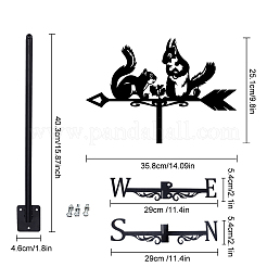 Indicatore di direzione del vento in ferro&nbsp;AJEW-WH0265-031