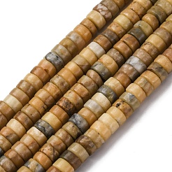 Natürliche gelb Opalkorne Stränge&nbsp;G-L624-I17-3x6mm