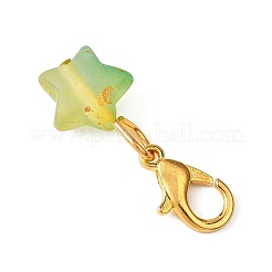 Décorations pendentifs étoiles en acrylique&nbsp;HJEW-JM04576
