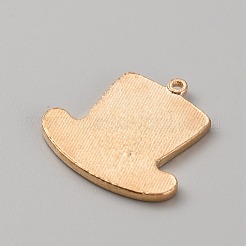Pendentifs en émail d'alliage de saint patrick&nbsp;ENAM-WH0004-03KCG-06