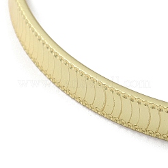 Strukturierte Armreifen aus messingfarbenem Gestell&nbsp;BJEW-M039-03G