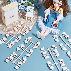 8Sets PVC BJD Puppengestenzubehör&nbsp;DIY-GO0002-51