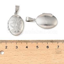Medaillonanhänger aus 316 Edelstahl&nbsp;STAS-K321-04P