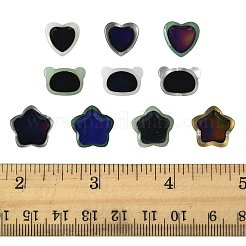 20 Stück 10 Stile zweifarbige Glas-Stimmungsperlen&nbsp;GLAA-FS0002-30