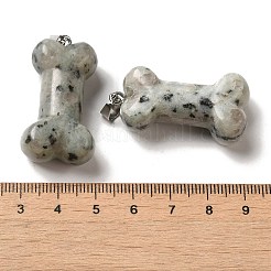 Natürliche Sesam Jaspis Anhänger&nbsp;G-K353-02P-01