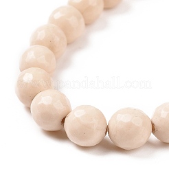 Bracciali elasticizzati con perle fossili naturali&nbsp;X-BJEW-K212-B-015