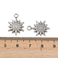 Pendentifs cabochons en acier inoxydable 304&nbsp;STAS-A129-02P