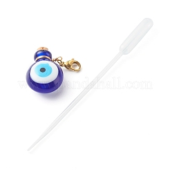 Lampwork handmade pendenti bottiglia di profumo&nbsp;HJEW-JM00518