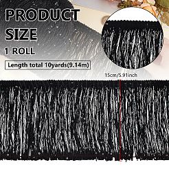 Garniture de ruban de polyester de gland de paillette&nbsp;OCOR-WH0078-145A