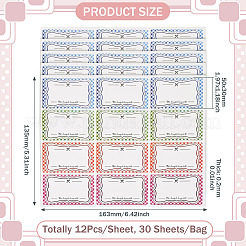 1 bolsa de pegatinas autoadhesivas de papel&nbsp;DIY-TA0015-68