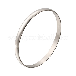 Bracelets unis en acier inoxydable 304 pour femmes&nbsp;BJEW-V004-02B-P