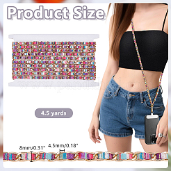 4.5 Yards Polycotton- und Metallkordel im Ethno-Stil&nbsp;DIY-AR0005-20