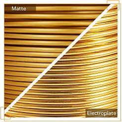 Fil d'aluminium rond mat&nbsp;AW-BC0003-30B-0.8mm
