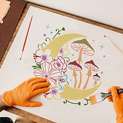Modelli di stencil per pittura da disegno riutilizzabili in plastica&nbsp;DIY-WH0172-537