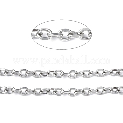 Ovale Kabelketten aus oxidiertem Aluminium&nbsp;CHA-K003-05P