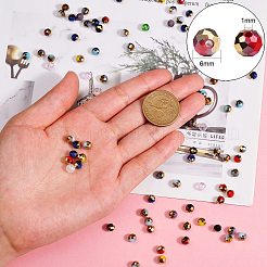 1710~1770 pz 15 colori perline di vetro placcato&nbsp;EGLA-SZ0001-03