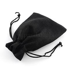 Bolsas con cordón de imitación de poliéster bolsas de embalaje&nbsp;ABAG-R005-18x13-09