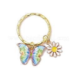 Llavero de mariposa de aleación de esmalte&nbsp;KEYC-JKC01181