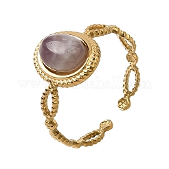 Anillos abiertos de acero inoxidable 304 para mujer&nbsp;GG-CBA7994-01G-06