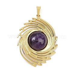 Pendentifs en pierres précieuses mixtes naturels et synthétiques&nbsp;STAS-B109-01G